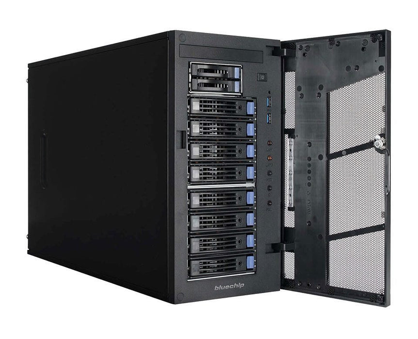 Bluechip Serverline T30342s Tower, Amd Epyc 4124p Procesador / Hasta 5.10 Ghz, 32 Gb Ddr5, 2 X 960 Gb Ssd, Tpm-Módulo, 2 X Gigabit Ethernet