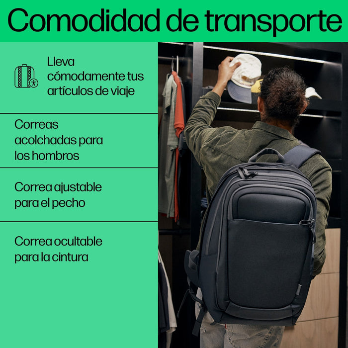 Hp Mochila Para Portátil De 17 Pulgadas Travel Plus 30l