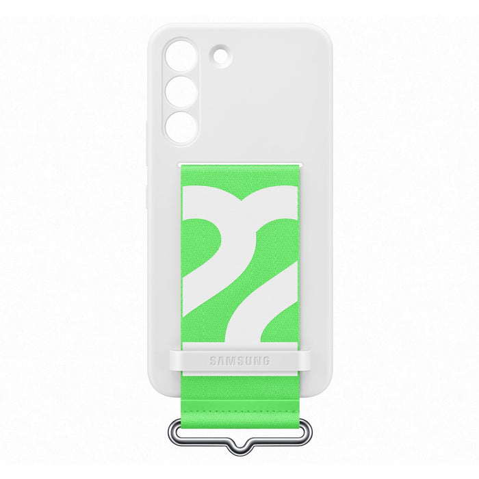 Funda Silico Samsung Galaxy S22 W/Strap Blanco