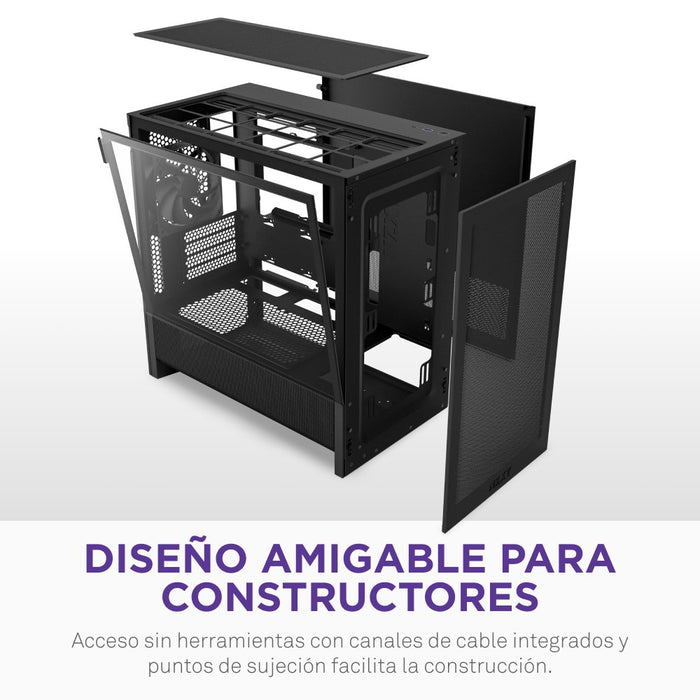 EAN 5056547207988 - NZXT H9 H3 Flow Midi Tower Negro imagen 8