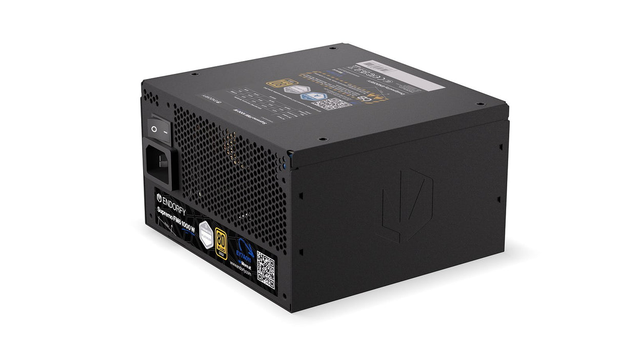 EAN 5903018667942 - ENDORFY Supremo FM6 1000 W unidad de fuente de alimentación 24-pin ATX ATX Negro imagen 4