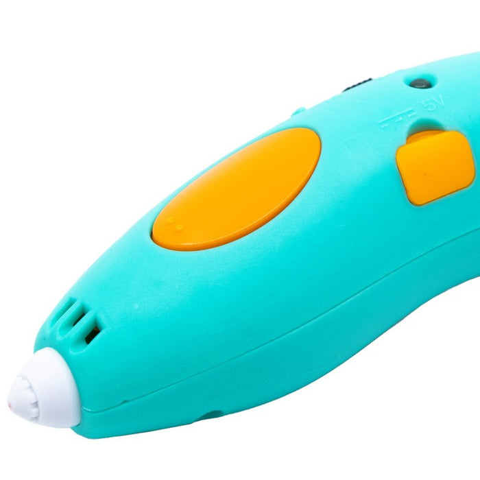 EAN 0817005024395 - 3Doodler Start Plus Costc komplektas rozszerzony lápiz 3D 0,77 mm Turquesa imagen 4