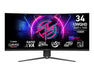 EAN 4711377342209 - MSI MPG 346CQRFDE X24 pantalla para PC 86,4 cm (34") 3444 x 1440 Pixeles UltraWide Quad HD LED Negro imagen 1