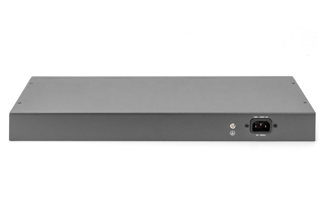 EAN 4016032451242 - Digitus DN-95343 switch No administrado Fast Ethernet (10/100) Energía sobre Ethernet (PoE) 1U Negro, Pla imagen 4