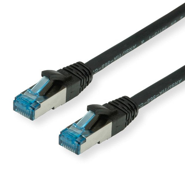Value 0.5m S/Ftp Cat.6a Cable De Red Negro 0,5 M Cat6a S/Ftp [S-Stp] (Value S/Ftp [Pimf] Patchcord Cat6a. Cu. Black 0.5m)