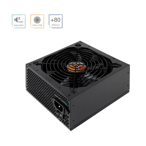 EAN 8433281016323 - TooQ TQHELIOS-650SP unidad de fuente de alimentación 24-pin ATX Negro imagen 2