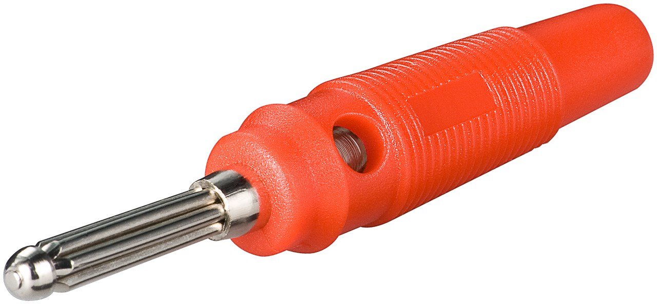 EAN 4040849114595 - Goobay 11459 conector Banana Rojo imagen 1