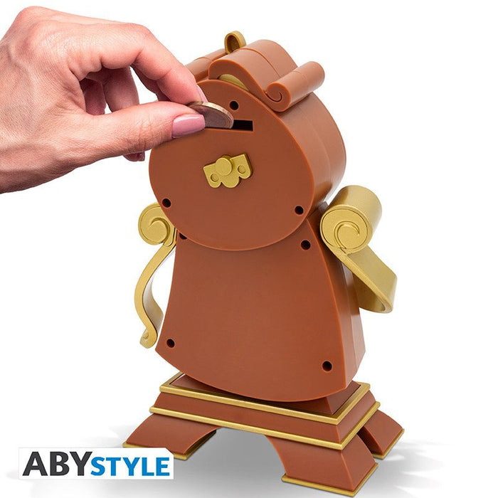 Figura Hucha Abystyle Disney La Bella Y La Bestia Cogsworth