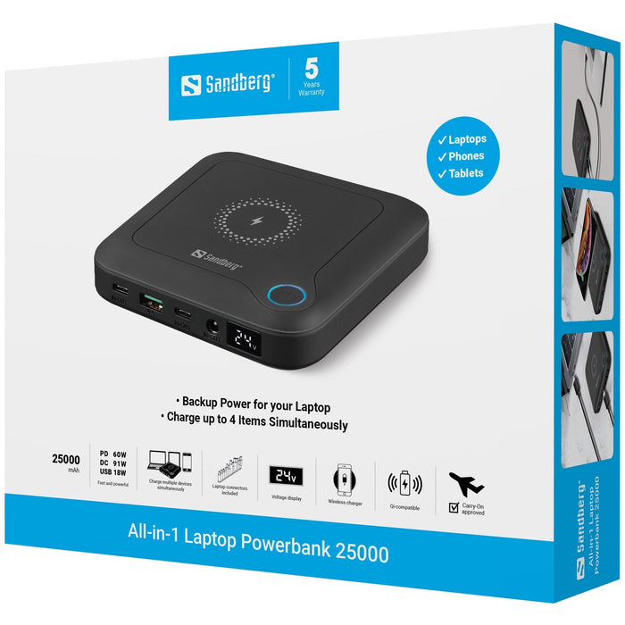 All-In1 Laptop Powerbank 25000