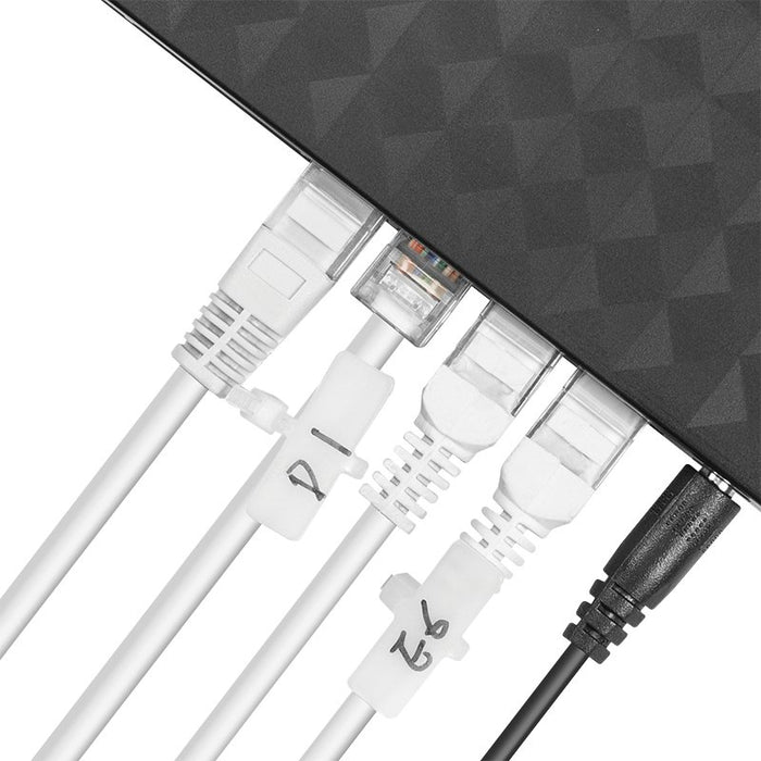 EAN 4052792056686 - LogiLink KAB0069 organizador de cables Escritorio Soporte de sujeción de cables Transparente 100 pieza(s) imagen 4