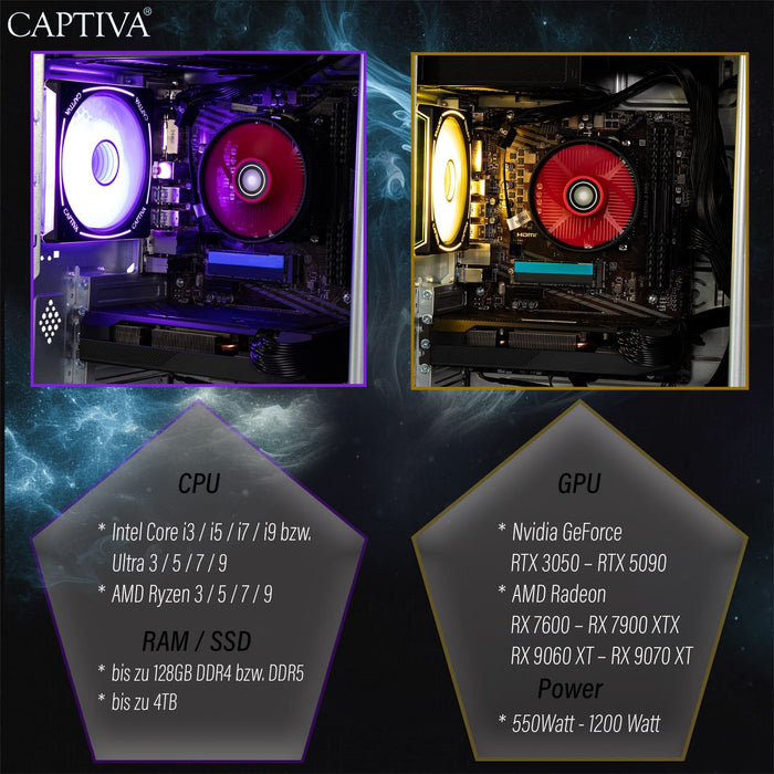 Captiva Advanced R92-737 - Tower - Ryzen 5 5500