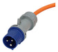 EAN 4007123702039 - Brennenstuhl 1132920125 base múltiple 1,5 m 1 salidas AC Exterior Naranja imagen 2