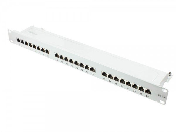 Good Connections Patchpanel 19"Cat. 6 24-P. 1 He Lichtgrau