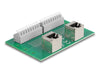 EAN 4043619669950 - DeLOCK 66995 bloque de terminales Verde, Gris imagen 1