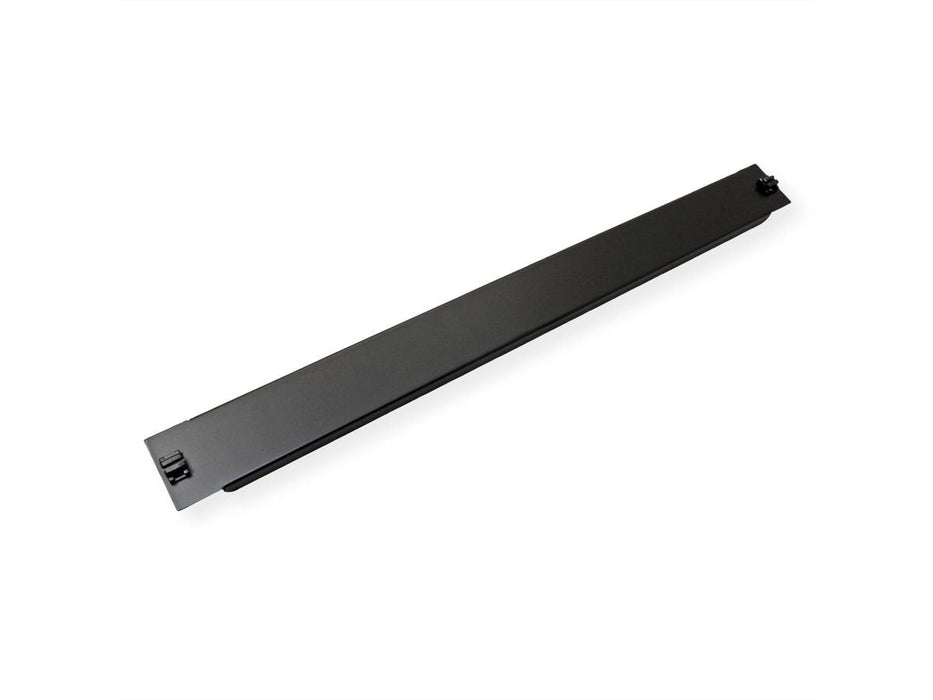 19-Zoll-Blindplatte Snap-In, 1 He, Schwarz