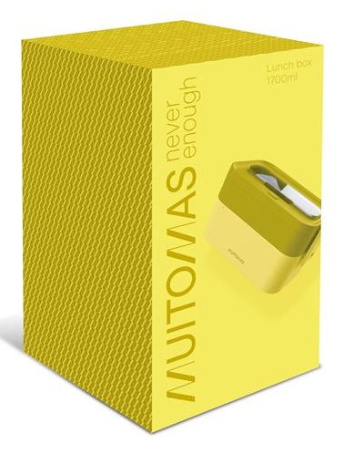 =>>Muitomas Lunch Box Large Yellow