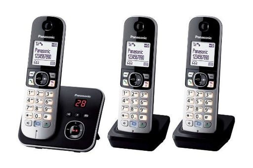 EAN 5025232675432 - Panasonic KX-TG6823GB teléfono Teléfono DECT Identificador de llamadas Negro, Plata imagen 1