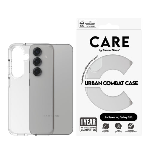 EAN 5715685016899 - PanzerGlass CARE™ by ® Urban Combat Case Transparent Samsung Galaxy S25 funda para teléfono móvil Transpa imagen 2