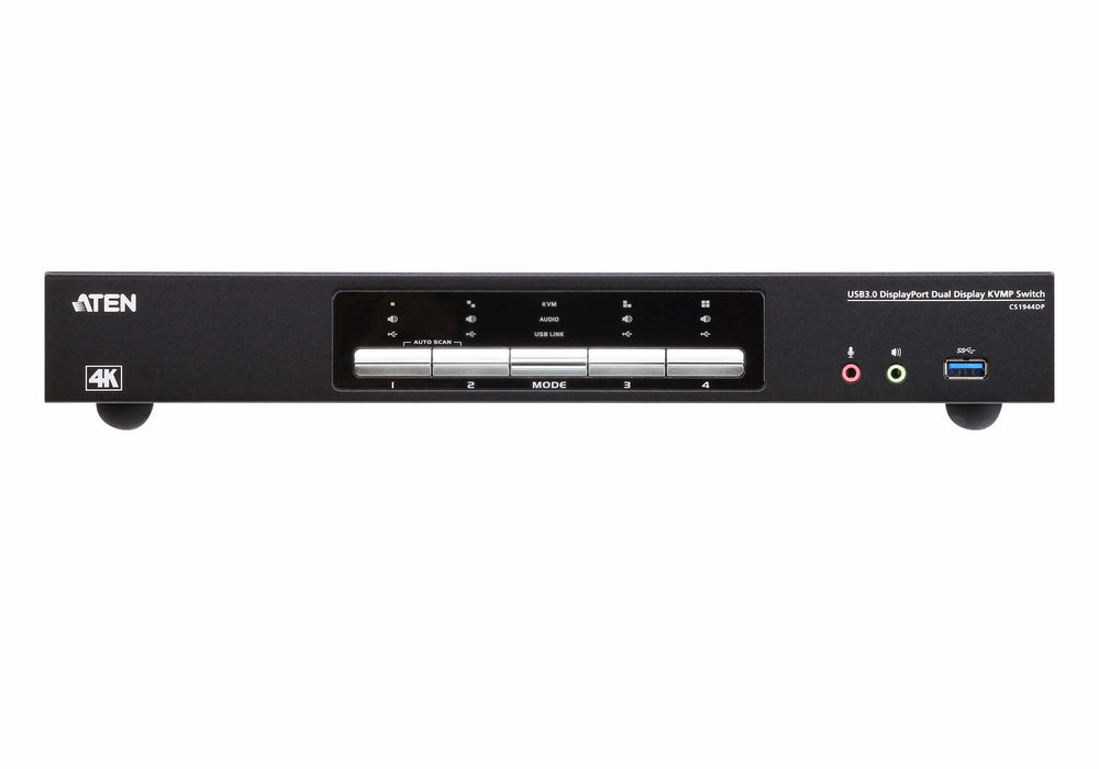 EAN 4719264645969 - ATEN CS1944DP-AT-G interruptor KVM Negro imagen 3