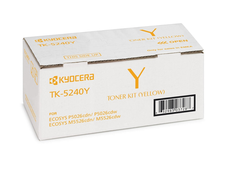 EAN 0632983036907 - KYOCERA TK-5240Y cartucho de tóner 1 pieza(s) Original Amarillo imagen 2