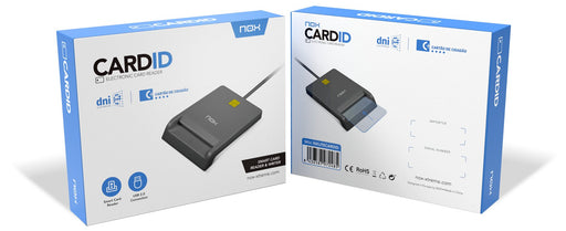 EAN 8436587972485 - NOX Lite Card ID lector de tarjeta inteligente Interior USB USB 2.0 Negro imagen 2