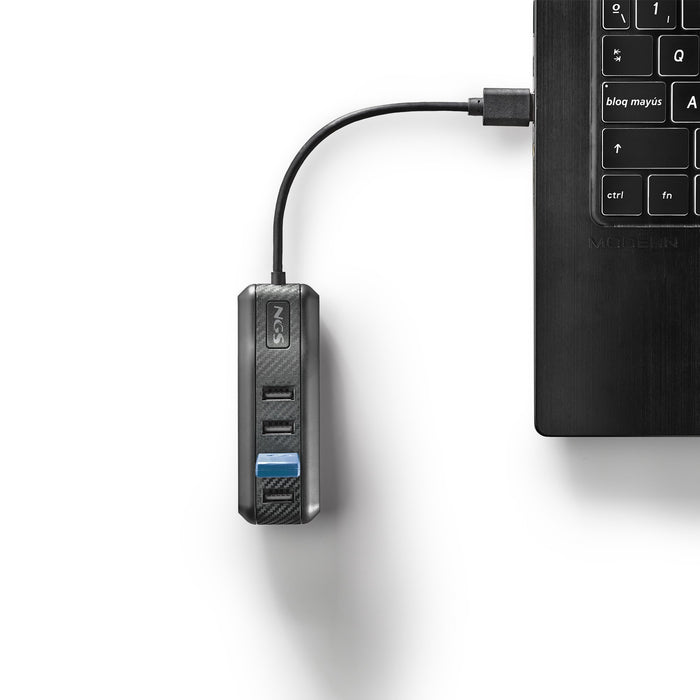 EAN 8435430621358 - NGS PORT 2.0 USB 2.0 480 Mbit/s Negro imagen 4