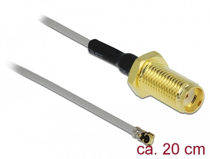 Delock Cable De Antena Sma Hembra Para Instalación A Mhf® 4l Macho 1.37 20 Cm