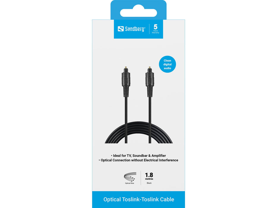 EAN 5705730505409 - Sandberg 505-40 cable de audio 1,8 m Negro imagen 2