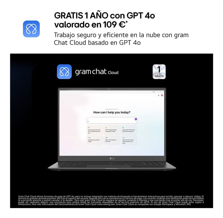 EAN 8806096666715 - LG Gram 17ZD90T-G.AX88B ordenador portatil Intel Core Ultra 7 255H Portátil 43,2 cm (17") WQXGA 32 GB LPD imagen 5