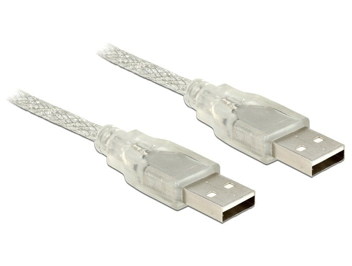 Delock 83891 Cable Usb 2.0 Tipo-A Macho > Usb 2.0 Tipo-A Macho De 5 M Transparente
