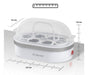 EAN 4004470616866 - Bomann EK 5022 CB 6 huevos 400 W Plata, Transparente, Blanco imagen 2