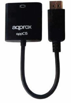 EAN 8435099518440 - Approx appC15 VGA (D-Sub) DisplayPort Negro imagen 1