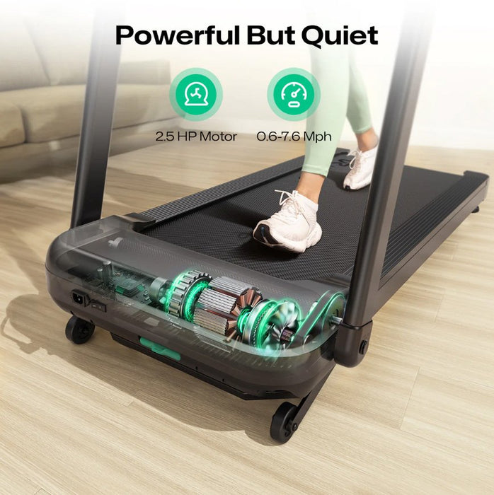 Cinta De Correr Con Mesa De Trabajo Y Ejercicio Incorporada Urevo Foldi 3s