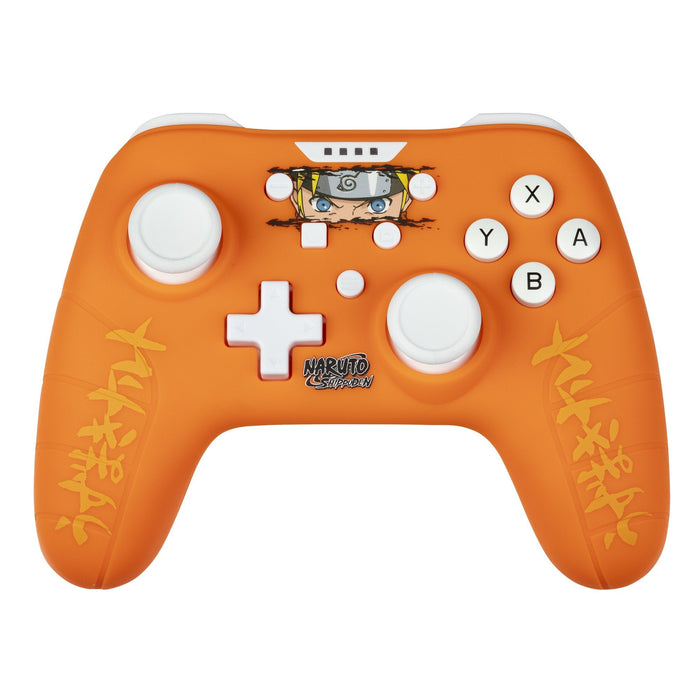 Gamepad Konix Switch Naruto Cable 3m Compatible Con Pc Color Naranja Kx-Nar-Sw-Pad-Ora