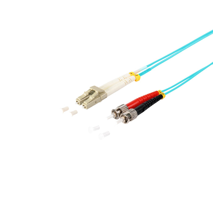 S-Impuls Duplex Cable De Red Lc St 50 125? Om3 Aqua 3,0m