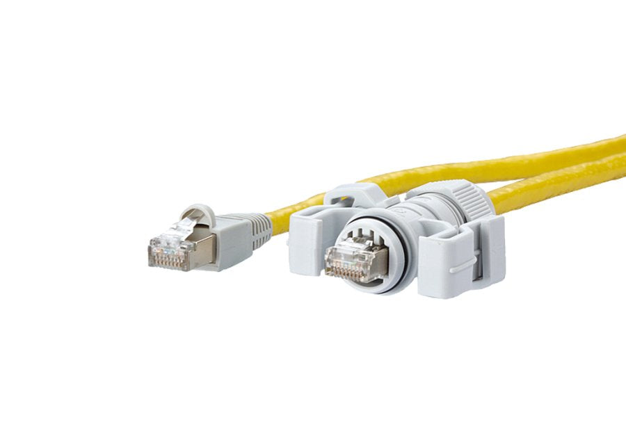 Metz Connect E-Dat Industry Cable De Red V6, Ip67 - Rj45, 20 M
