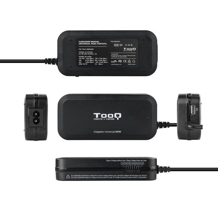 EAN 8433281007239 - TooQ TQLC-90BS02M cargador de dispositivo móvil Videocámara digital, Cámara digital, MP3, Teléfono móvil  imagen 4