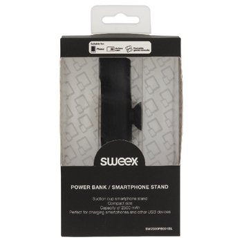 EAN 8717534022911 - Sweex SW2500PB001BL batería externa Ión de litio 2500 mAh Negro imagen 6