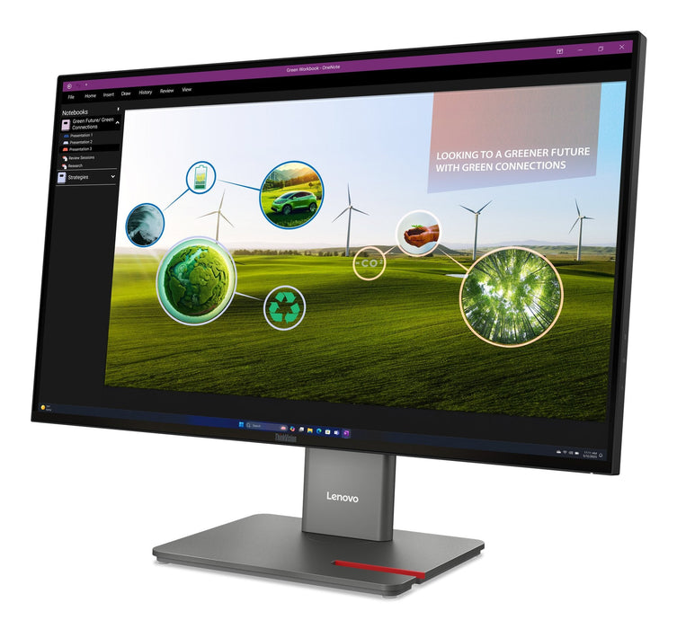 Lenovo Thinkvision P27q-40 Pantalla Para Pc 68,6 Cm (27") 2560 X 1440 Pixeles Quad Hd Led Negro