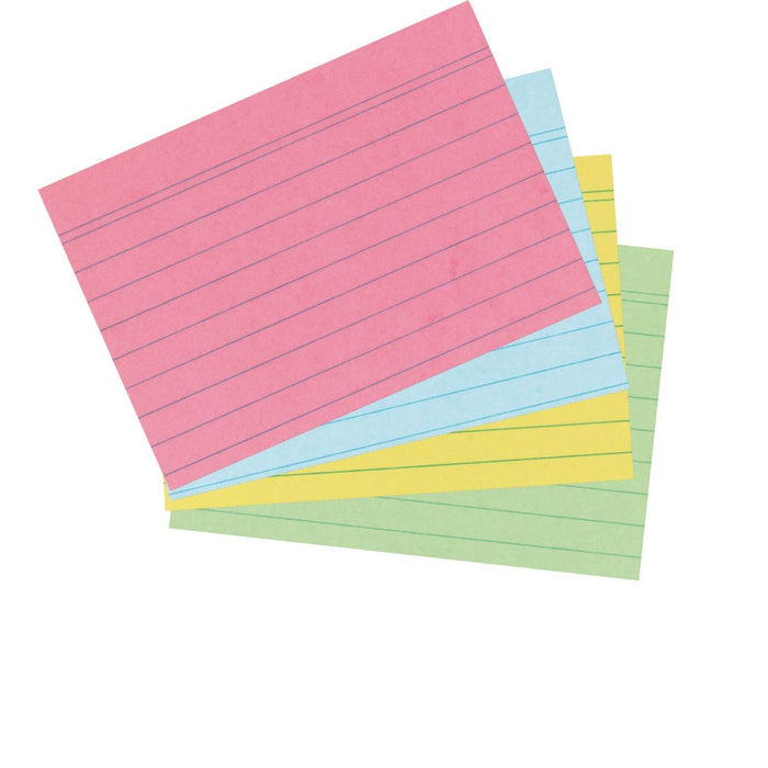 EAN 4008110309279 - Herlitz 10836245 ficha Azul, Verde, Rosa, Amarillo 200 pieza(s) imagen 1