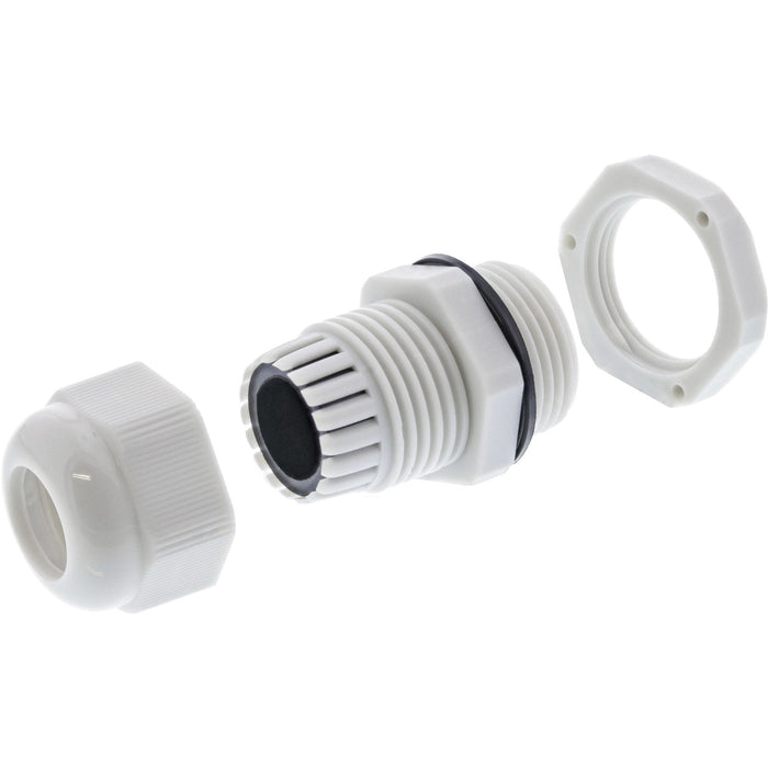 Prensaestopas Inline Nylon Ip68 6 - 12mm Gris 10 Uds.