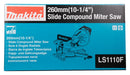 EAN 0197050003362 - Makita LS1110F sierra ingletadora 4500 RPM 1450 W imagen 11