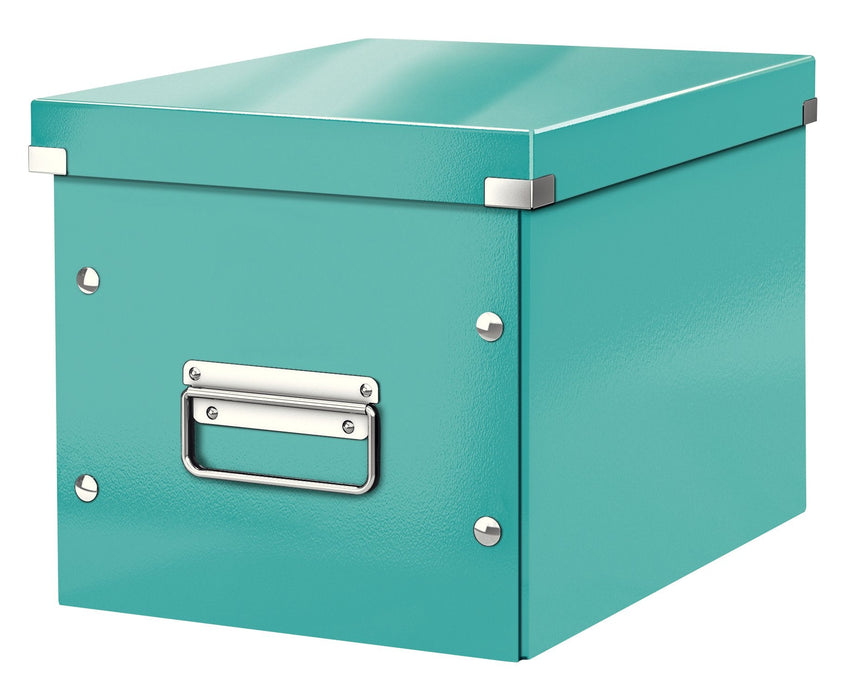 Leitz Caja De Almacenamiento 10,0 L - 26,0 X 26,0 X 24,0 Cm Eisblau