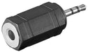 EAN 4040849118975 - Goobay 11897 cambiador de género para cable 2.5 mm 3.5 mm Negro imagen 1