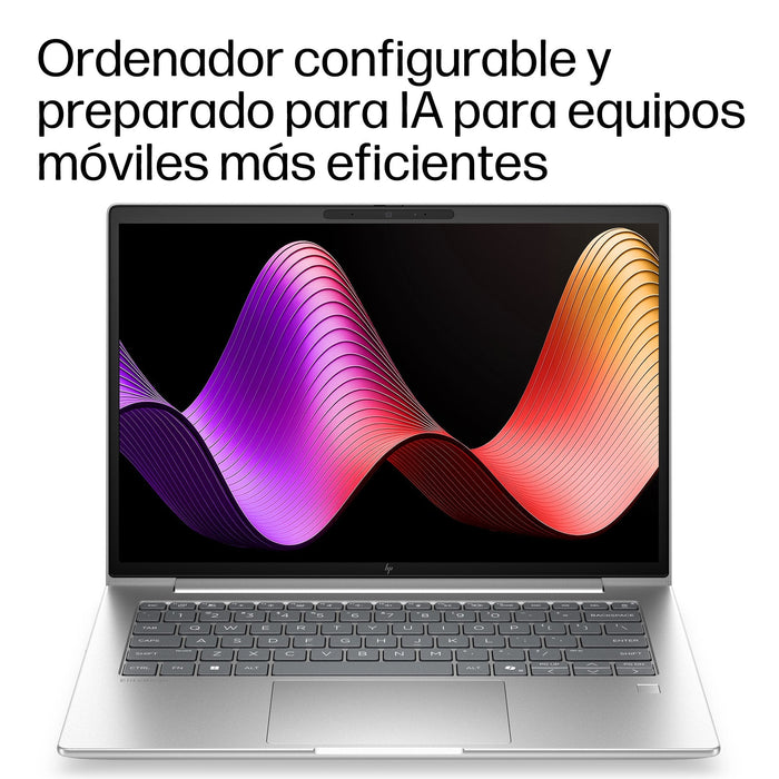 Hp Elitebook 6 G2i Notebook Ai Ai Pc Diseño De Bisagra En 177 Grados Intel Core 5 320 / Hasta 4.6 Ghz Win 11 Pro Intel Graphics 16 Gb Ram 512 Gb Ssd Nvme 14" Ips 1920 X 1200 Gigabit Ethernet Wi-Fi 7 Bluetooth 6.0 Nfc Aluminio Pik