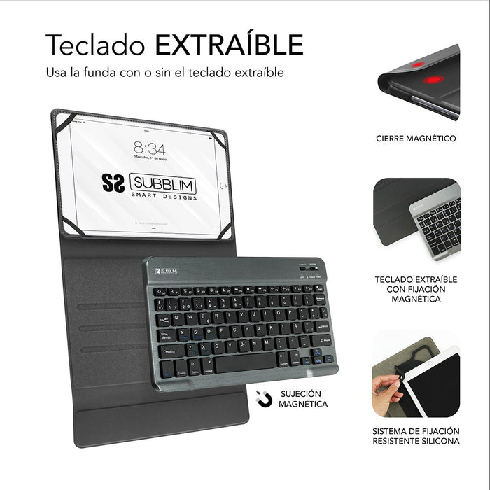 EAN 8436586741099 - SUBBLIM SUB-KT2-BT0003 teclado para móvil QWERTY Español Rojo imagen 3