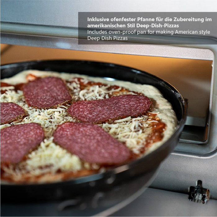 EAN 4011689688157 - Unold Don Luigi fabricante de pizza y hornos 1 Pizza(s) 1700 W Negro imagen 8