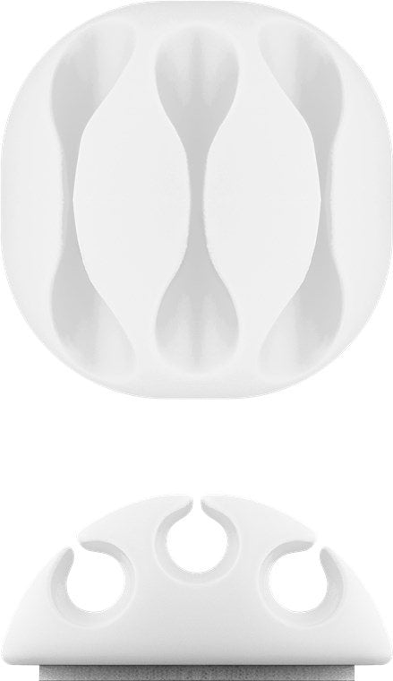 EAN 4040849703737 - Goobay 70373 organizador de cables Escritorio Blanco 4 pieza(s) imagen 2