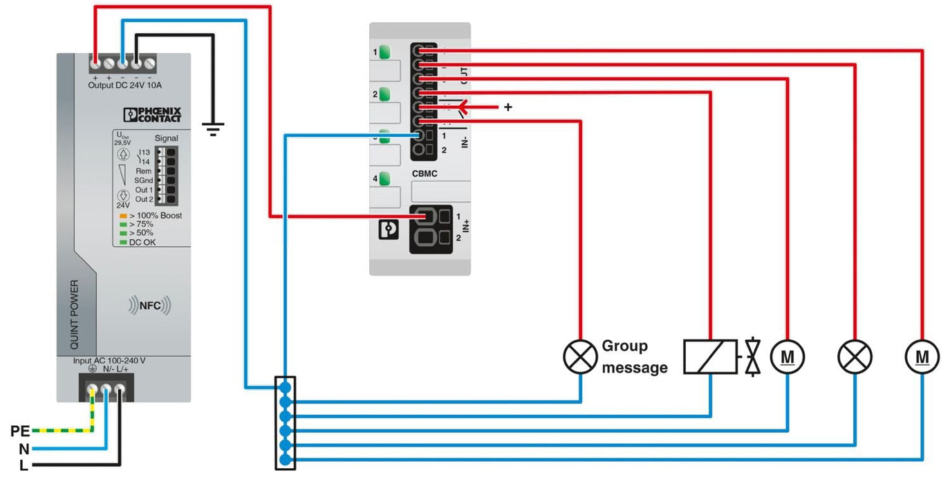 Pho Cbmc E4 24dc 1-10a No 2906032 Elektronischer Interruptor De Protección De Equipo