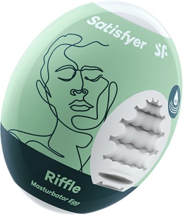 EAN 4061504010007 - Satisfyer Masturbator Egg - Riffle Huevo masturbador Elastómero termoplástico (TPE) imagen 1